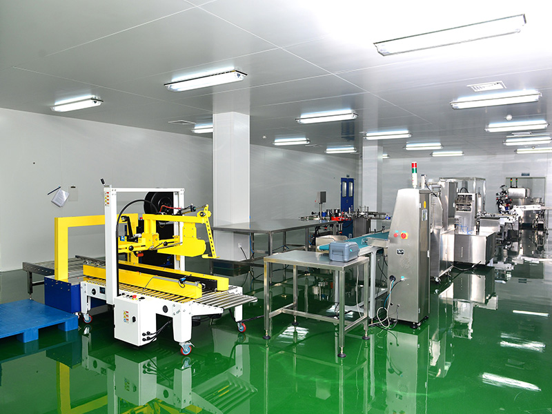 最终灭菌巨细容量非静脉注射剂及口服溶液剂车间：：外包装线 